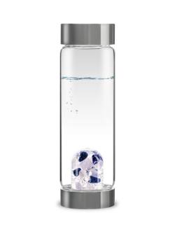VitaJuwel Trinkflasche ViA | BALANCE Sodalith - Chalcedon - Bergkristall